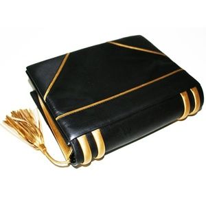 Paloma Picasso Book Clutch Evening bag: RARE